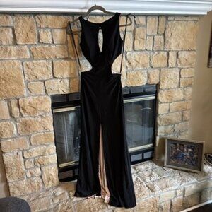 Gianni Bini Black Dress Size 1 Cut Out Sides